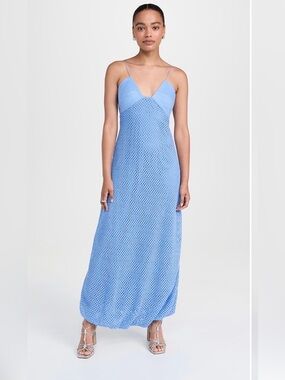 faithfull the brand santiana maxi dress Faithfull The Brand + NET SUSTAIN Santiana Open-back LENZING ECOVERO-satin Maxi  Dress